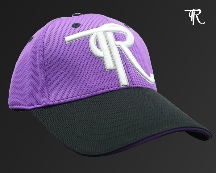Baseball Cap Purple Black