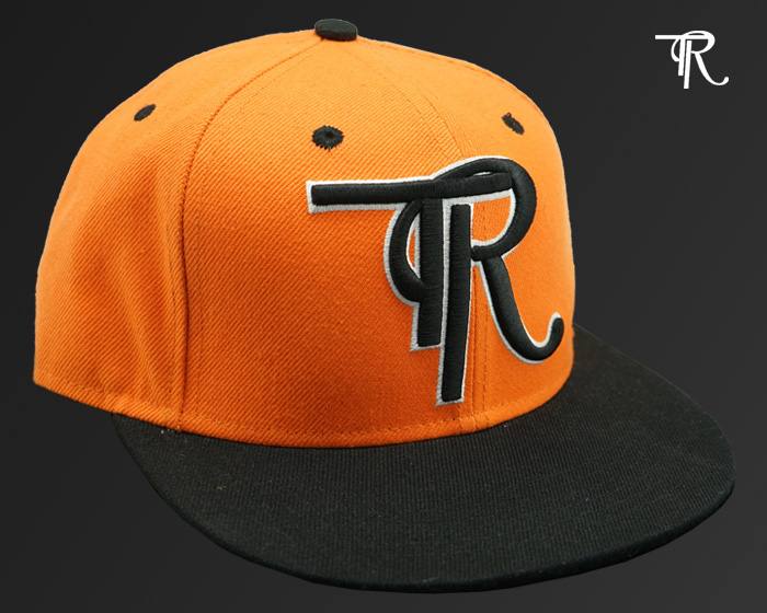 Snapback Cap Orange Black